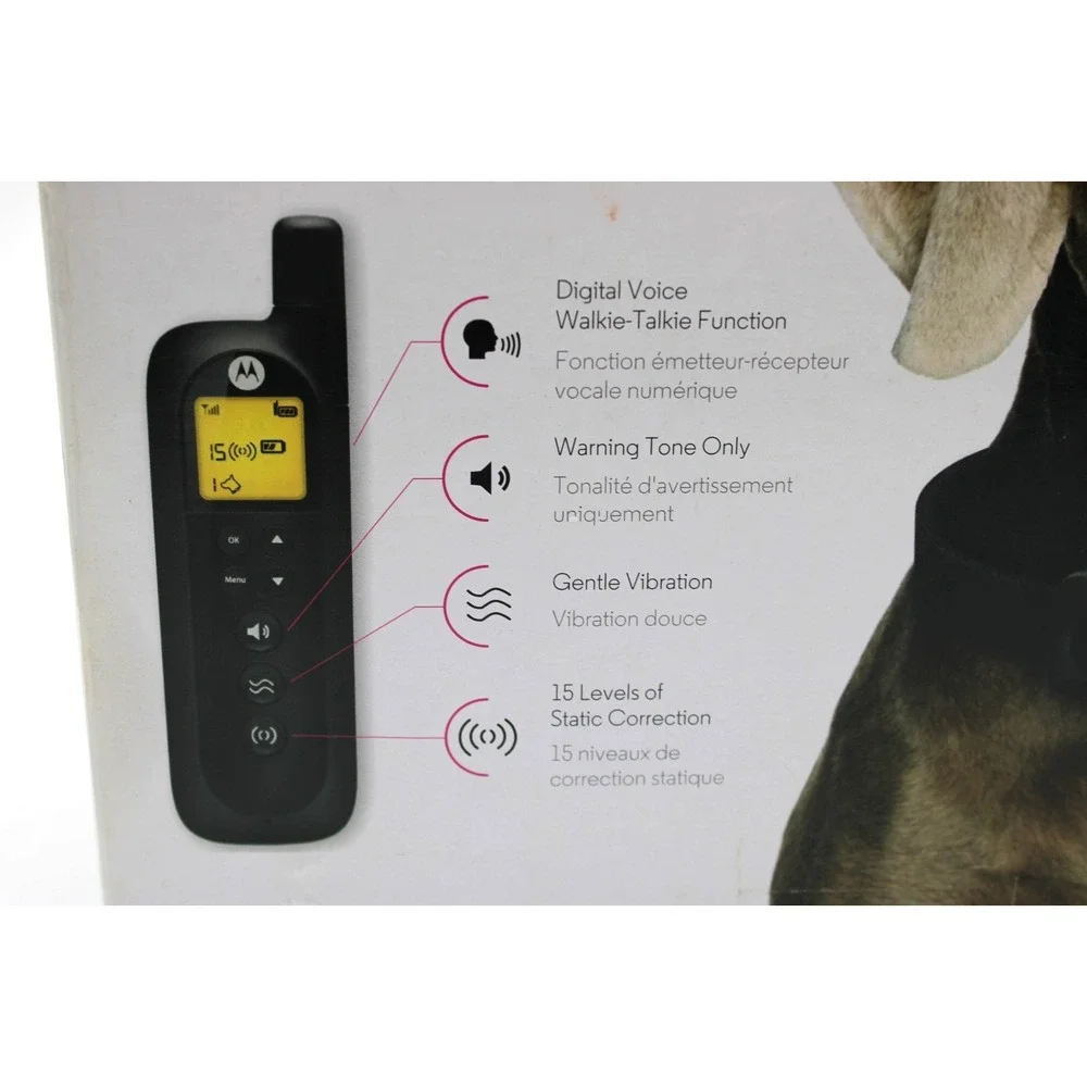 Dog Deluxe Remote Training System Motorola See Spot Sit Collar Scouttrainer100